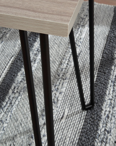 Blariden Brown/Black Desk w/ Bench - Ornate Home