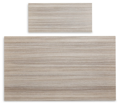 Blariden Brown/Black Desk w/ Bench - Ornate Home