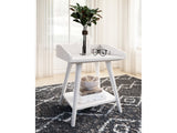Blariden White Accent Table - Ornate Home