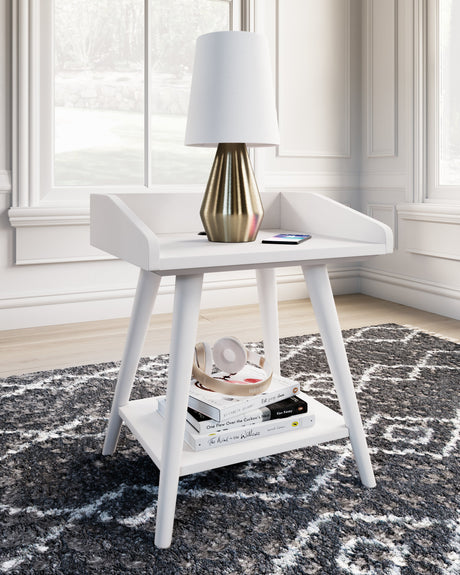 Blariden White Accent Table - Ornate Home