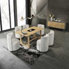 Blayde Natural Dining Table - Ornate Home