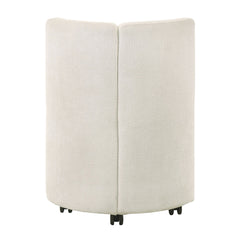 Blayde White Side Chair W/Swivel (Set of 2) - Ornate Home