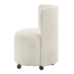 Blayde White Side Chair W/Swivel (Set of 2) - Ornate Home
