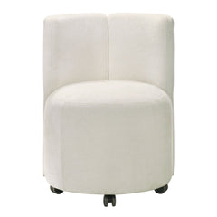 Blayde White Side Chair W/Swivel (Set of 2) - Ornate Home