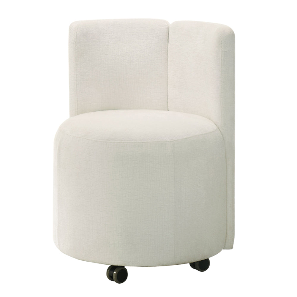 Blayde White Side Chair W/Swivel (Set of 2) - Ornate Home