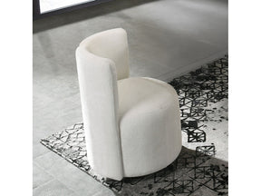 Blayde White Side Chair W/Swivel (Set of 2) - Ornate Home