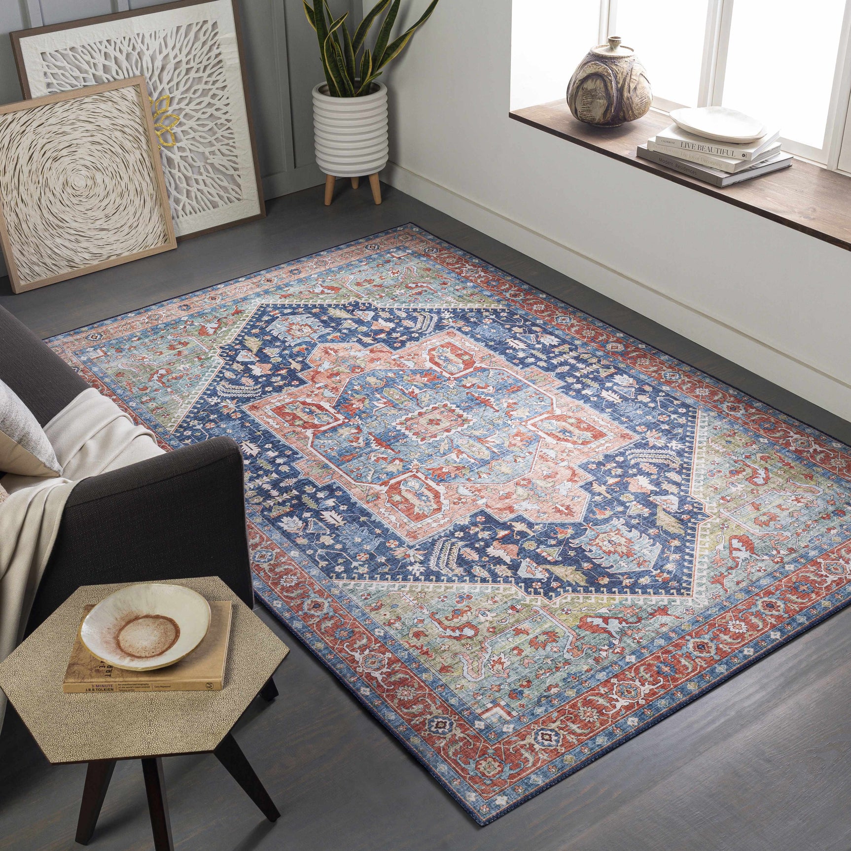 Blaze Area Rug - Ornate Home