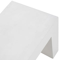 Blazer Natural White Outdoor Bench - Ornate Home