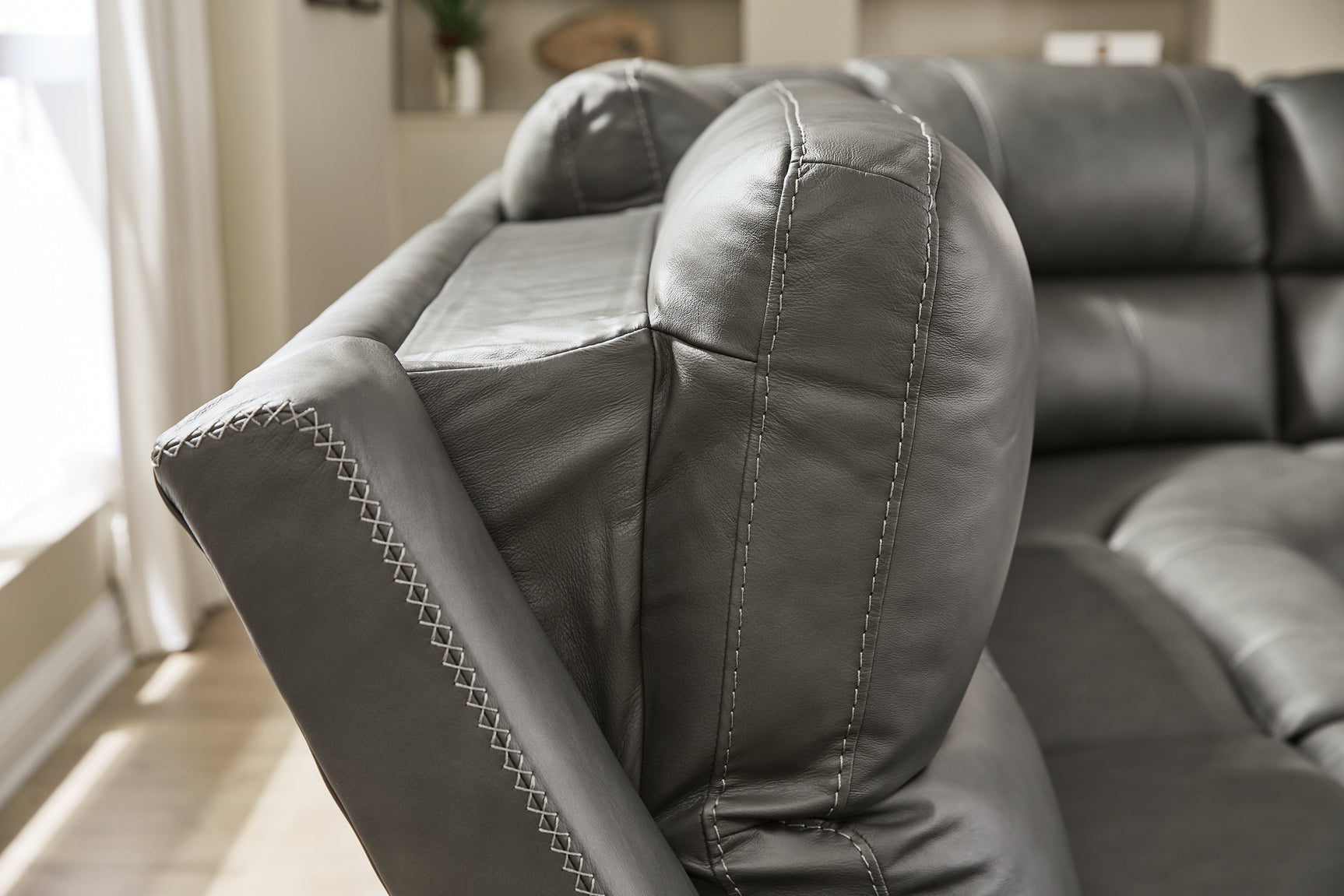 Bleckley Anchor 5-Piece Power Reclining Sectional (Online Special Price) - Ornate Home