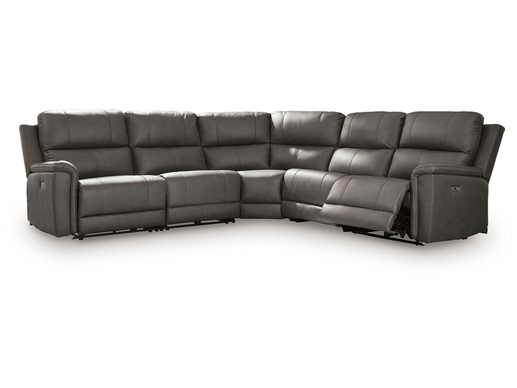Bleckley Anchor 5-Piece Power Reclining Sectional - Ornate Home