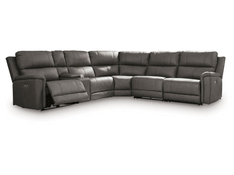 Bleckley Anchor 6-Piece Power Reclining Sectional - Ornate Home