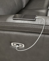 Bleckley Anchor 6-Piece Power Reclining Sectional - Ornate Home