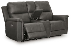 Bleckley Anchor PWR REC Loveseat/CON/ADJ HDRST - Ornate Home