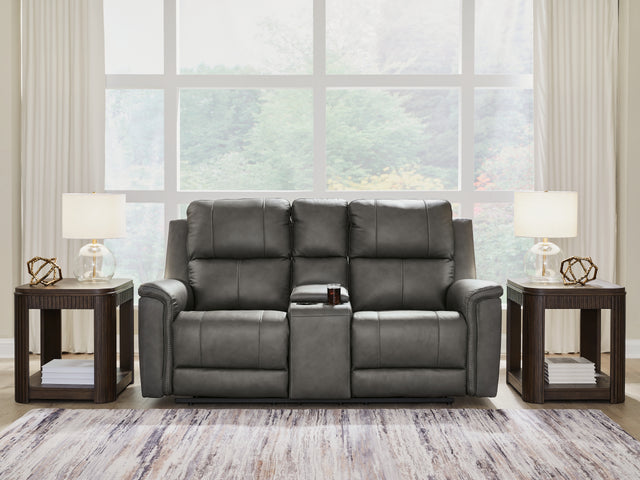 Bleckley Anchor PWR REC Loveseat/CON/ADJ HDRST - Ornate Home