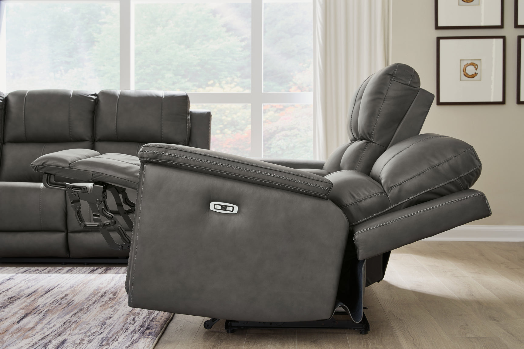 Bleckley Anchor PWR REC Sofa with ADJ Headrest - Ornate Home