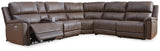 Bleckley Espresso 6-Piece Power Reclining Sectional - Ornate Home