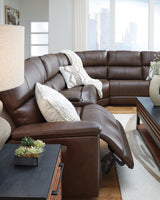 Bleckley Espresso 6-Piece Power Reclining Sectional - Ornate Home