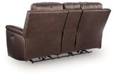 Bleckley Espresso PWR REC Loveseat/CON/ADJ HDRST - Ornate Home