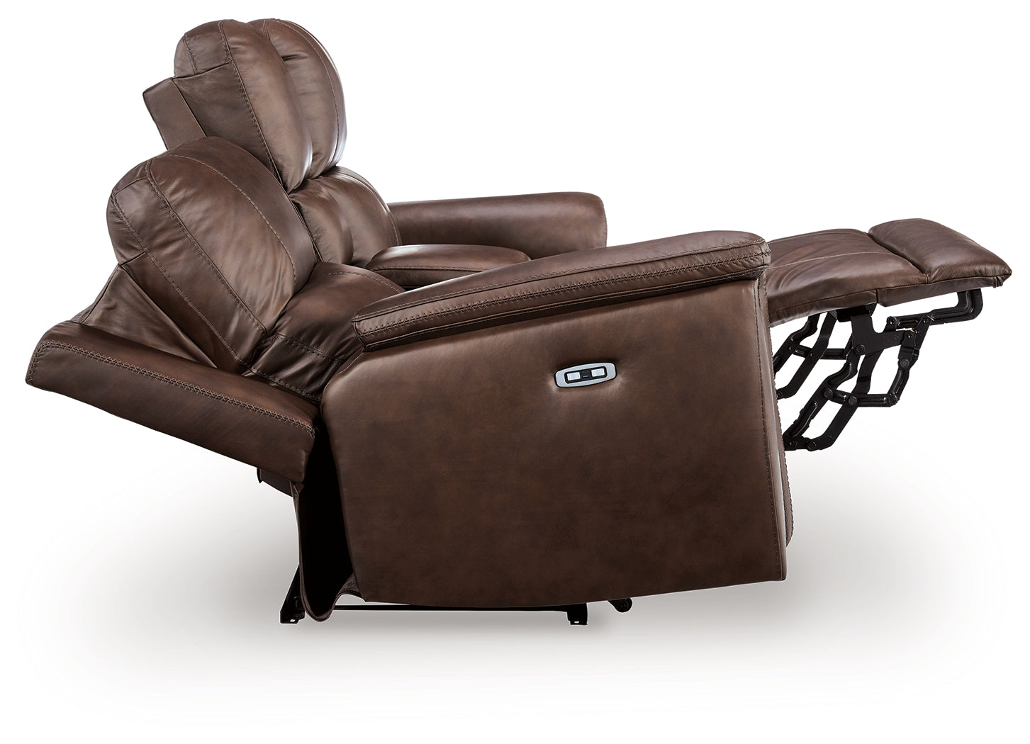 Bleckley Espresso PWR REC Loveseat/CON/ADJ HDRST - Ornate Home