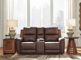 Bleckley Espresso PWR REC Loveseat/CON/ADJ HDRST - Ornate Home