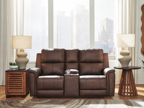 Bleckley Espresso PWR REC Loveseat/CON/ADJ HDRST - Ornate Home