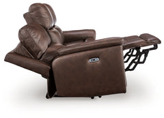 Bleckley Espresso PWR REC Sofa with ADJ Headrest - Ornate Home