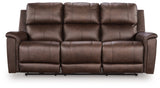 Bleckley Espresso PWR REC Sofa with ADJ Headrest - Ornate Home