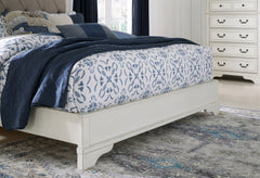 Blendon Rustic Brown Queen Upholstered Panel Bed - Ornate Home