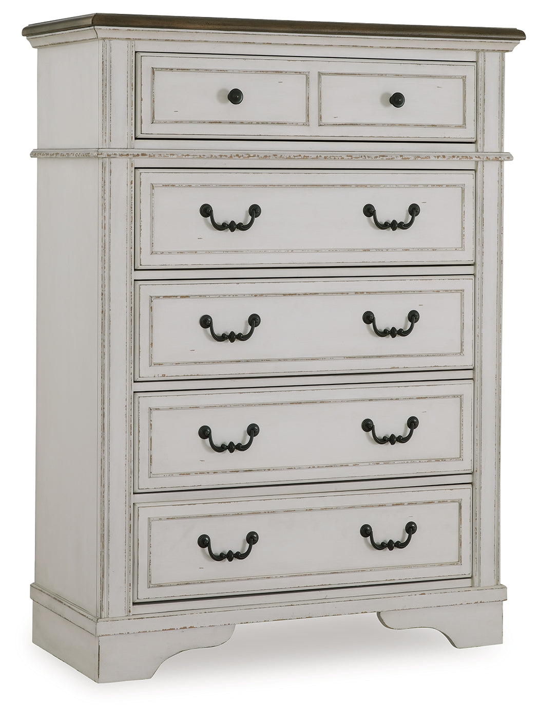 Blendon Two-tone Five Drawer Chest (Online Special Price) - Ornate Home