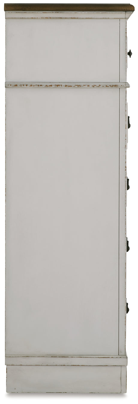 Blendon Two-tone Five Drawer Chest - Ornate Home