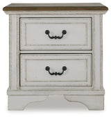 Blendon Two-tone Two Drawer Nightstand (Online Special Price) - Ornate Home