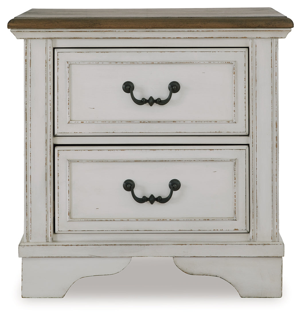 Blendon Two-tone Two Drawer Nightstand (Online Special Price) - Ornate Home