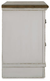 Blendon Two-tone Two Drawer Nightstand (Online Special Price) - Ornate Home