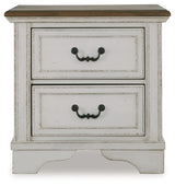 Blendon Two-tone Two Drawer Nightstand - Ornate Home