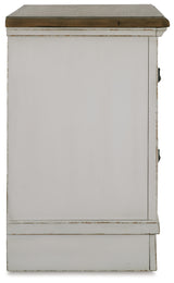 Blendon Two-tone Two Drawer Nightstand - Ornate Home