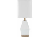 Blinsung White Contemporary Table Lamp - Ornate Home