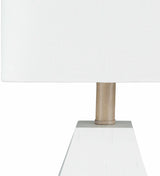 Blinsung White Contemporary Table Lamp - Ornate Home