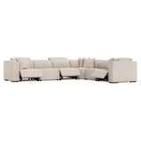Bliss Beige/Cream Power Motion Sectional - Ornate Home