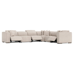 Bliss Beige/Cream Power Motion Sectional - Ornate Home