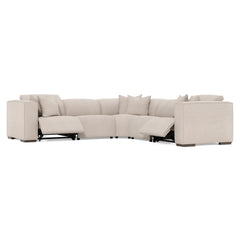 Bliss Beige Power Motion Sectional - Ornate Home
