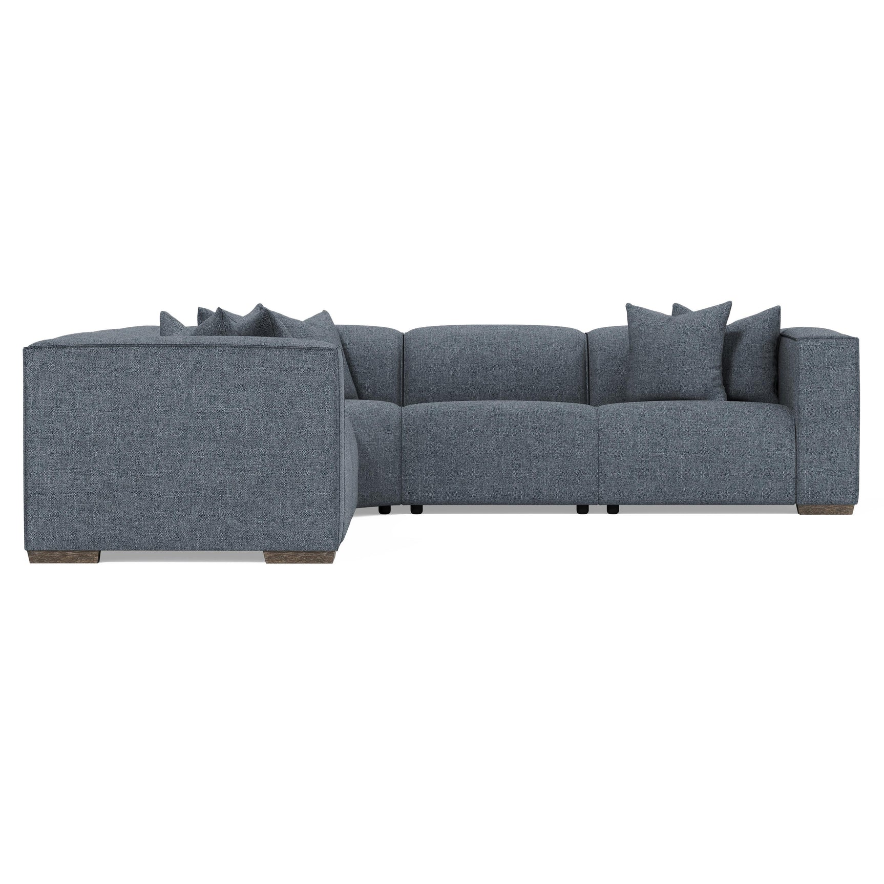 Bliss Blue 5-Piece Fabric Power Motion Sectional - Ornate Home