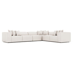 Bliss Ivory Sectional - Ornate Home