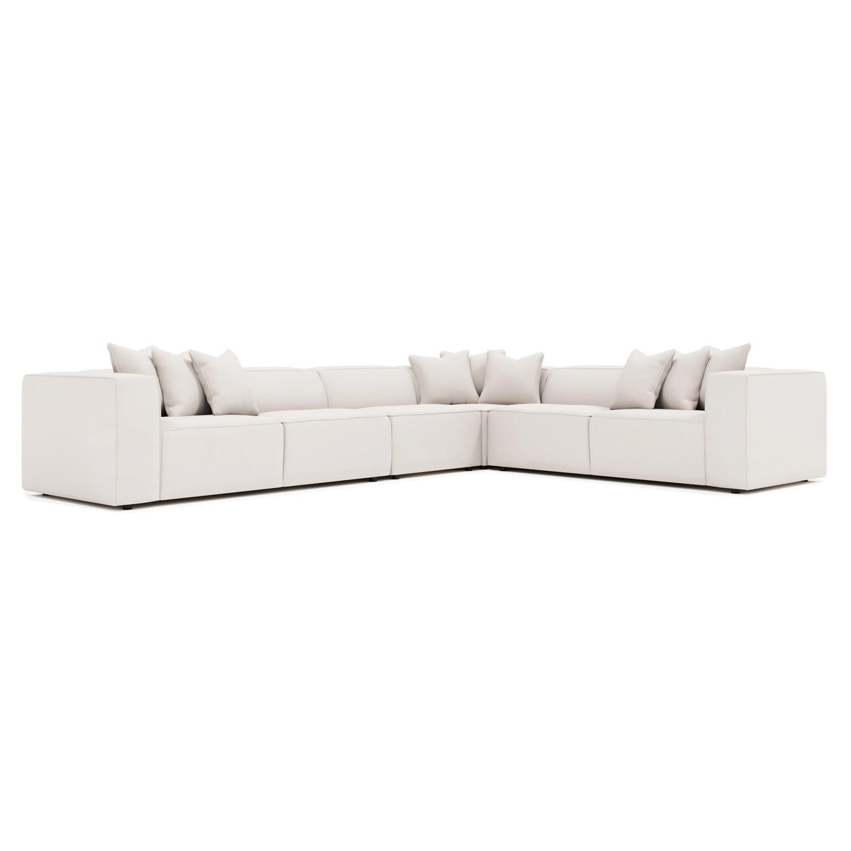 Bliss Ivory Sectional - Ornate Home