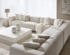 Bliss Ivory Sectional - Ornate Home