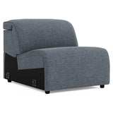 Bliss Weathered Charcoal Armless Chair - Ornate Home
