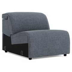Bliss Weathered Charcoal Armless Chair - Ornate Home