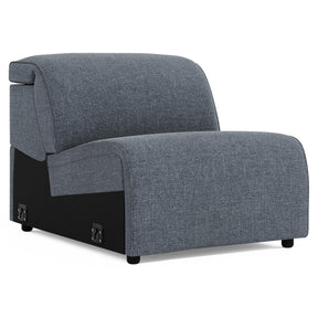 Bliss Weathered Charcoal Armless Chair - Ornate Home