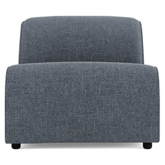 Bliss Weathered Charcoal Armless Chair - Ornate Home