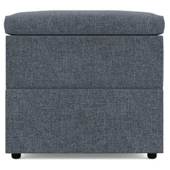 Bliss Weathered Charcoal Armless Chair - Ornate Home