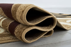 Blitar Brown 5' X 7' Area Rug - Ornate Home